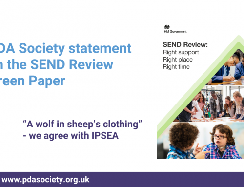 PDA Society statement on the SEND Review Green Paper